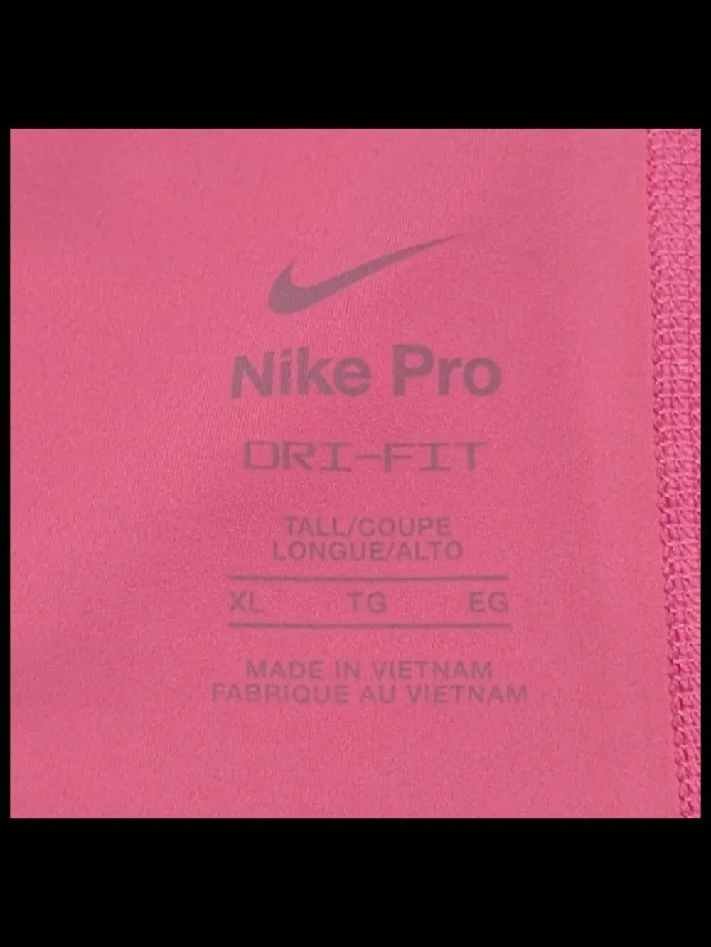 Nike A'ja Wilson A'symmetric Single-Leg Basketball Leggings HQ6455 Pink XL-Tall